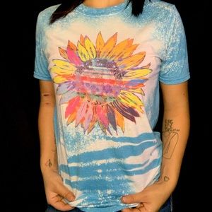 Sunflower bleach Tshirt Size small